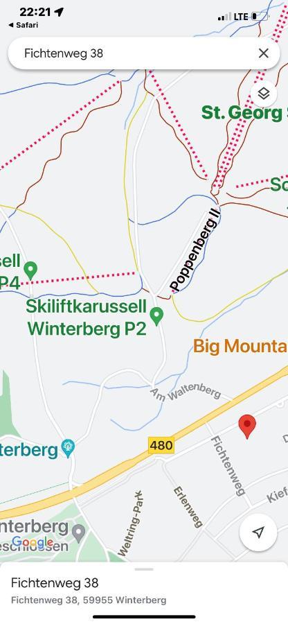 Appartement An Der Erlebniskappe Mit Fahrradkeller Winterberg Exterior photo